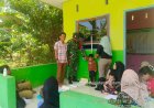 Kehadiran Babinsa Warnai Posyandu Mawar di Lariang, Warga Diimbau Aktif Cegah Stunting